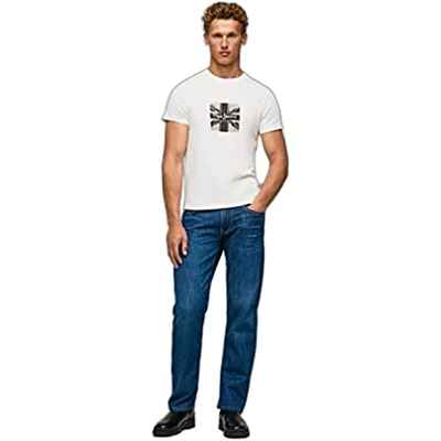 Pepe Jeans Sage Camisetas, Blanco (Off White), XS para Hombre