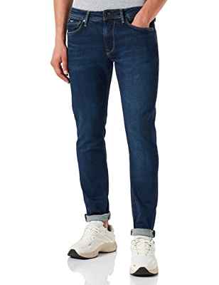 Pepe Jeans Stanley Jeans, Hombre, Azul (Denim-VX2), 33W/34L