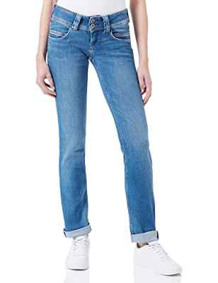 Pepe Jeans Venus Pantalones, 000denim, 28W Regular para Mujer