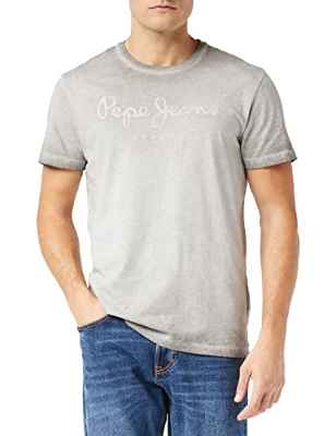 Pepe Jeans West Sir New N Camisetas, Gris (Modern Grey), XS para Hombre