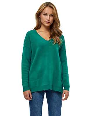 Peppercorn Rosalia Long Pullover, Suéter Mujer, Verde (Cadmium Green), L