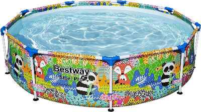 Piscina redonda para niños Bestway con diseño de animales