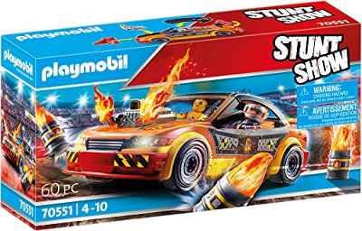 PLAYMOBIL - Juguete Stuntshow Crashcar (70551)