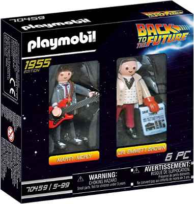 Playmobil Regreso al futuro: Marty Mcfly y Dr. Emmett Brown 1955