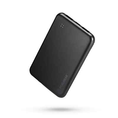 POSUGEAR bateria Externa movil 10000 mAh, PowerBank de Alta Capacidad 2A 2 Puertos con 4 Luces LED, Compatible con iPhone, Samsung, Huawei, iPad, etc.