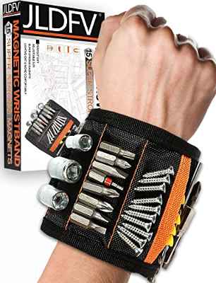 Pulsera Magnetica,Cinturon Herramientas Con 15 Potentes Imanes, Pulsera Magnética Ajustables,llave magnetica para cinturon de imanes,regalos manitas,regalo padre,gadgets originales
