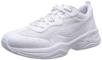 PUMA Cilia, Zapatillas para Mujer, Blanco White/Gray Violet Silver, 37 EU