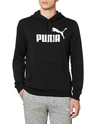 PUMA ESS Big Logo Hoodie TR Sudadera, Hombre, Black, S