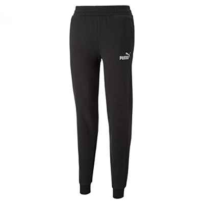 PUMA ESS Elevated Sweatpants FL cl Pantalón de chándal, Hombre, Black, s