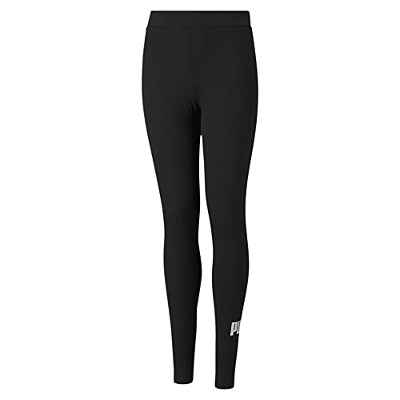 PUMA ESS Logo Leggings G Mallas Deporte, Niñas, Black, 164