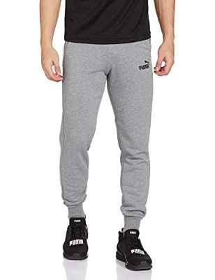 PUMA ESS Logo Pants TR Cl Chándal, Hombre, Medium Gray Heather, S