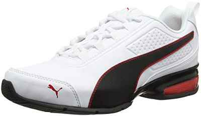 PUMA Leader VT SL, Zapatillas Unisex Adulto, White-Black-Flame Scarlet, 40.5 EU