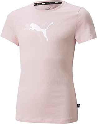 PUMA Power Graphic tee G Camiseta, Niñas, Pink, 9-10y