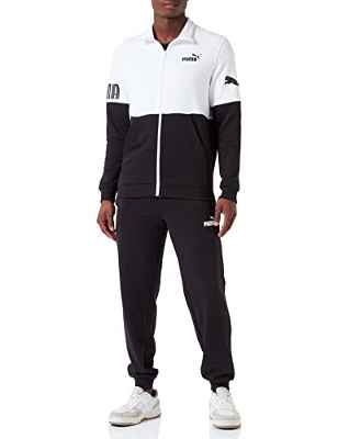 PUMA Power Sweat Suit TR Cl Traje de poliéster, Unisex Adulto, Negro Black, M