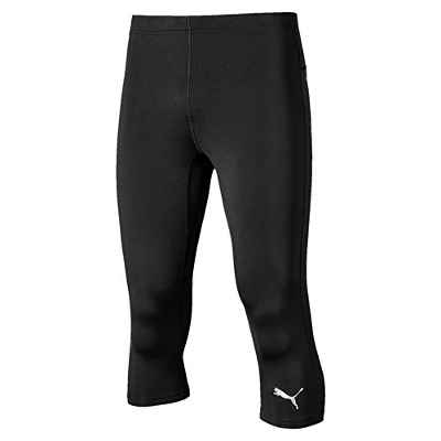 PUMA Running 3/4 Tight, Mallas Hombre, Preta (Black), S