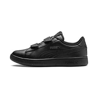 PUMA Smash v2 L V PS, Zapatillas, Unisex niños, Negro (Puma Black/Puma Black), 31 EU