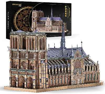 Puzzle 3D metálico Catedral de Notre Dame París 