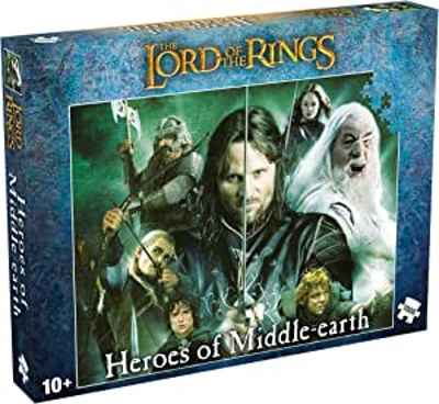 Puzzle Lord of the Rings Heroes of Middle Earth (1000 piezas)