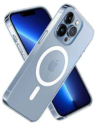 Quikbee Funda magnética para iPhone 13 Pro MAX, Funda Delgada Compatible con MagSafe, a Prueba de Golpes y Transparente, para iPhone 13 Pro MAX de 6,7 Pulgadas…