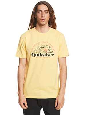 Quiksilver Camiseta Hombre Amarillo S
