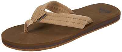 Quiksilver Carver Suede M Sndl Tkd0 - Chancletas para hombre, color Multicolor (Tan - Solid), talla 45