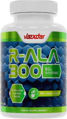 R-ALA 300 | Ácido Alfa Lipoico Racemico Vaexdar