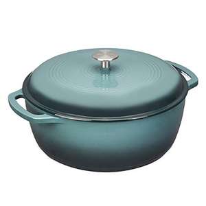 Redondo Olla de hierro fundido esmaltado, modelo SX-75QTH, 6.9 l, gris