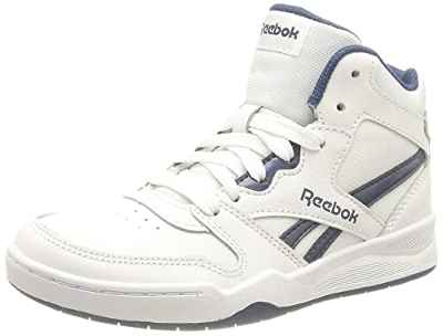 Reebok Bb4500 Court, Zapatos de Baloncesto, Blanco (Cloud White/Cloud White/Batik Blue), 27 EU