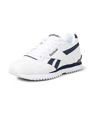 Reebok Royal Glide Ripple Clip, Zapatillas de Deporte Hombre, White Collegiate Navy, 43 EU