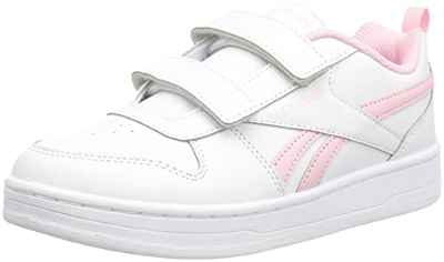 Reebok Royal Prime 2.0 2V, Zapatillas de Deporte, Cloud White/Cloud White/Pink Glow, 28 EU