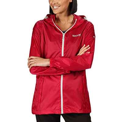 Regatta Pack-it III Chaqueta con Capucha Impermeable, Transpirable, Sin Forro Y Ligera Jackets Waterproof Shell, Mujer, Midnight, 14, L