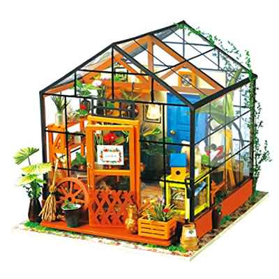Rolife 3D DIY Modelo de casa de muñecas con Luces Miniatura de Madera Kits de Muebles Top Regalos para niñas-niños 14 15 16 17 18 años de Edad hasta Juguetes(Cathy's Flower House)
