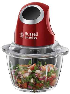 Russell Hobbs 24660-56/RH Desire - Picadora apta para todos los tipos de alimentos, 200 W, cuchilla de acero inoxidable, sin BPA