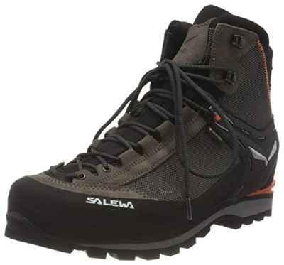 Salewa MS Crow Gore-TEX, Botas de Senderismo, Hombre, Marrón (Wallnut/Fluo Orange), 45 EU