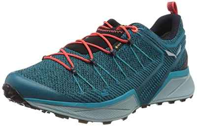 Salewa WS Dropline Gore-TEX Zapatillas de trail running para Mujer, Ocean/Canal Blue, 41 EU