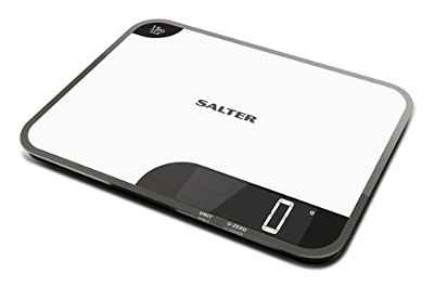 Salter 1079 WHDR 15kg Chopping Board Digital Kitchen Scales, Stainless Steel, 15 KG MAX