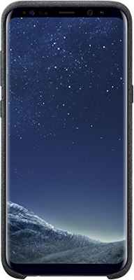 Samsung Alcantara, Funda para smartphone Samsung Galaxy S8 Plus, Negro