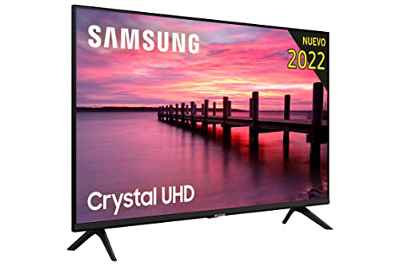 Samsung Crystal UHD 2022 50AU7095 - Smart TV de 50", 4K, HDR 10+, Procesador 4K, PurColor, Sonido Inteligente, Función One Remote Control y Compatible Asistentes de Voz, Compatible con Alexa