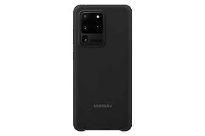 Samsung - Funda de silicona para Galaxy S20 Ultra, negro