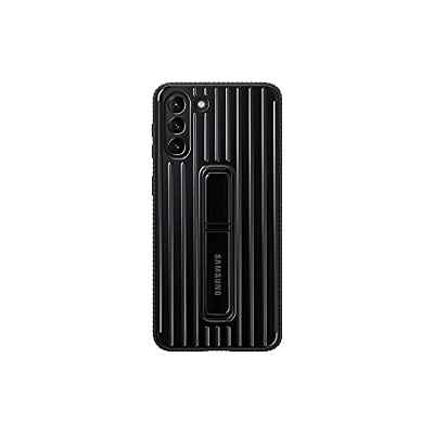 Samsung Galaxy S21+ Protective Standing Cover Case - Black