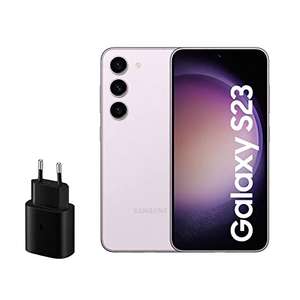 SAMSUNG Galaxy S23, 128GB + Cargador de 45W + Tarjeta regalo 100€, Color Rosa (Versión Española)