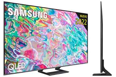 Samsung QLED 4K 2022 55Q75B - Smart TV de 55" con Resolución 4K, Procesador QLED 4K, 100% Volumen de color, Quantum HDR10+ y Motion Xcelerator Turbo+