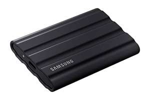 SAMSUNG T7 Shield SSD portátil 2 TB - USB 3.2 Gen.2 SSD Externo Negro (MU-PE2T0S/EU)