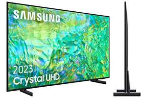 SAMSUNG TV Crystal UHD 2023 55CU8000 - Smart TV de 55", Procesador Crystal UHD, Q-Symphony, Gaming Hub, Diseño AirSlim