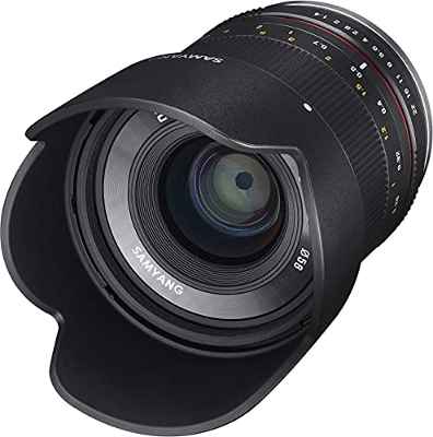 Samyang CSC-Mirrorless - Objetivo fotográfico para Fuji X (21mm F1.4 ED AS UMC CS), Negro