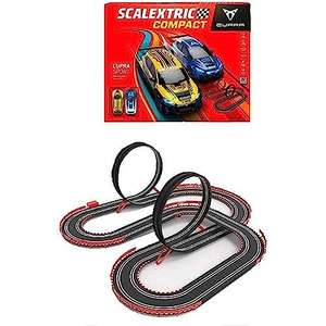 Scalextric - Circuito COMPACT - Pista de Carreras Completa - 2 coches y 2 mandos 1:43 (Cupra Racing)