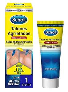 Scholl Cuidado de Pies, Crema para Talones Agrietados, Reparación de la Piel, 60ml