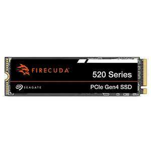 Seagate FireCuda 520 NVMe SSD, 1 TB, SSD M.2 PCIe Gen4 ×4 hasta 5000/4850 MB/s