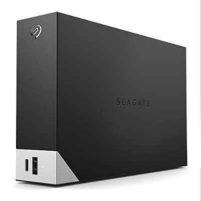 Seagate One Touch Hub, 4 TB, Unidad de disco duro externo, USB-C, USB 3.0, para ordenadores de sobremesa, portátiles y Mac, 4 meses del plan Adobe Creative Cloud Photography (STLC4000400)