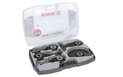 Set Bosch Professional con 7 hojas de corte de inmersión/hoja de sierra segmentada Starlock (para madera y metal, accesorio de multicortador)